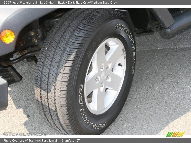 Black / Dark Slate Gray/Medium Slate Gray 2007 Jeep Wrangler Unlimited X 4x4