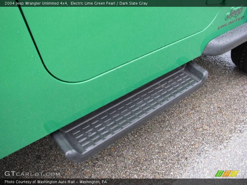Electric Lime Green Pearl / Dark Slate Gray 2004 Jeep Wrangler Unlimited 4x4