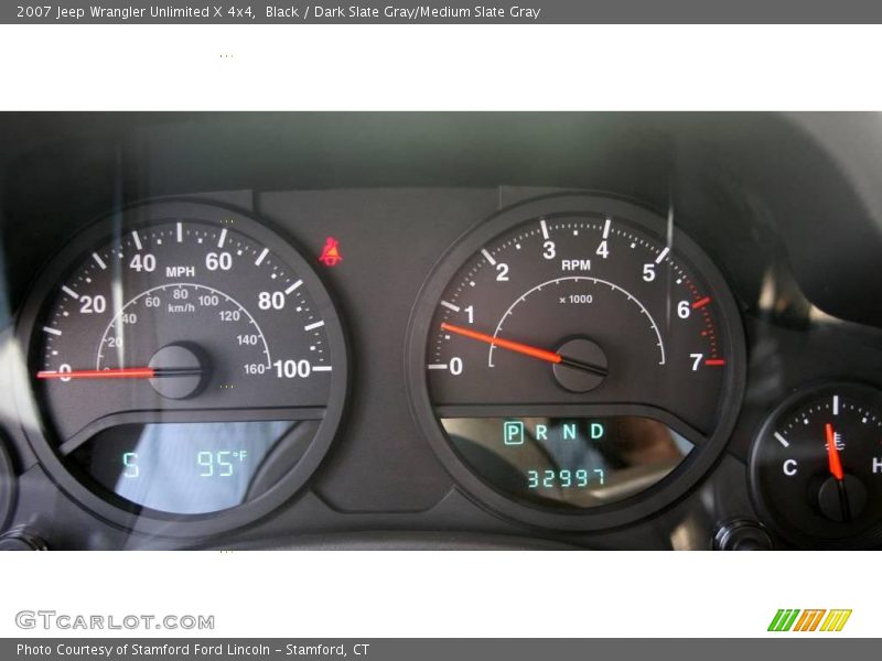 Black / Dark Slate Gray/Medium Slate Gray 2007 Jeep Wrangler Unlimited X 4x4