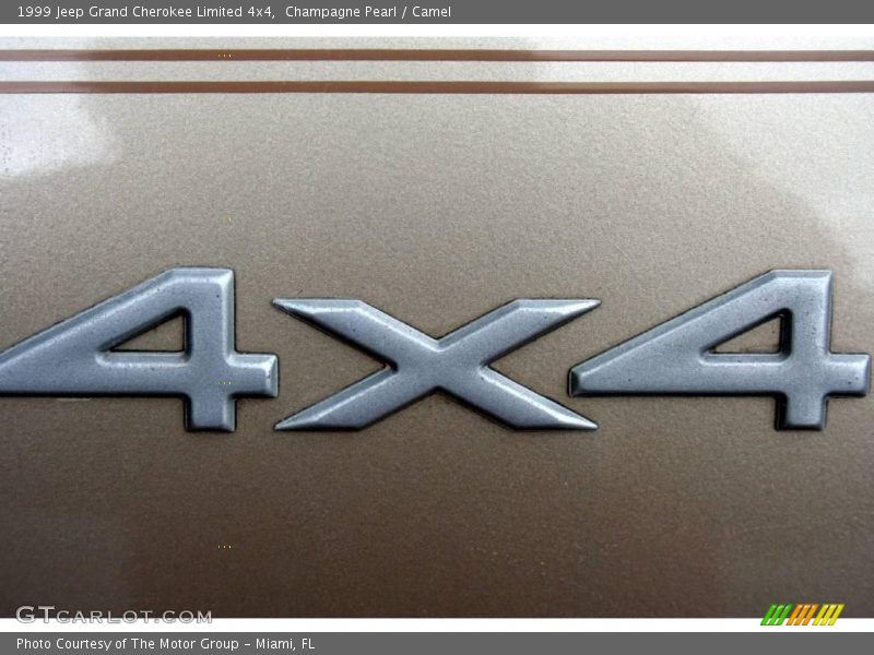 Champagne Pearl / Camel 1999 Jeep Grand Cherokee Limited 4x4