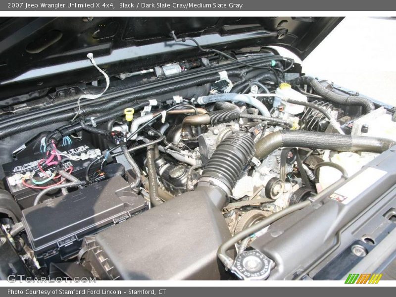Black / Dark Slate Gray/Medium Slate Gray 2007 Jeep Wrangler Unlimited X 4x4