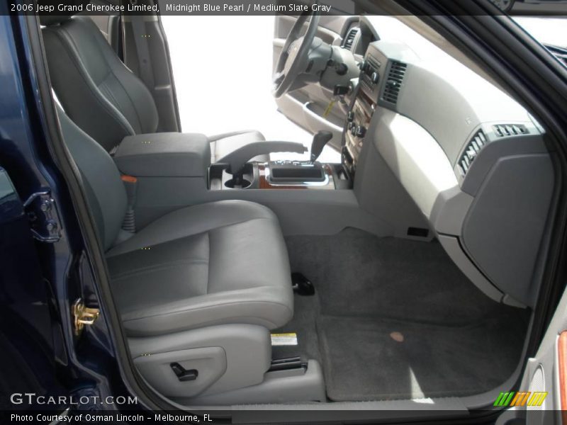 Midnight Blue Pearl / Medium Slate Gray 2006 Jeep Grand Cherokee Limited