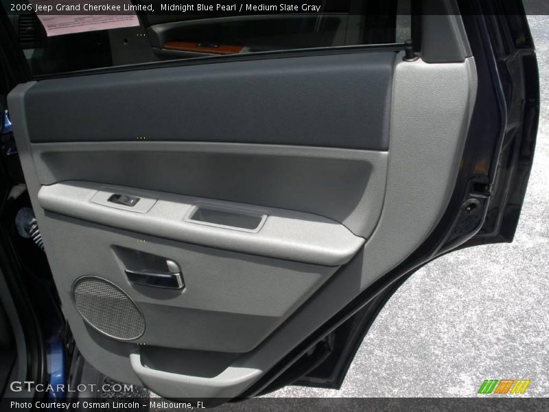Midnight Blue Pearl / Medium Slate Gray 2006 Jeep Grand Cherokee Limited