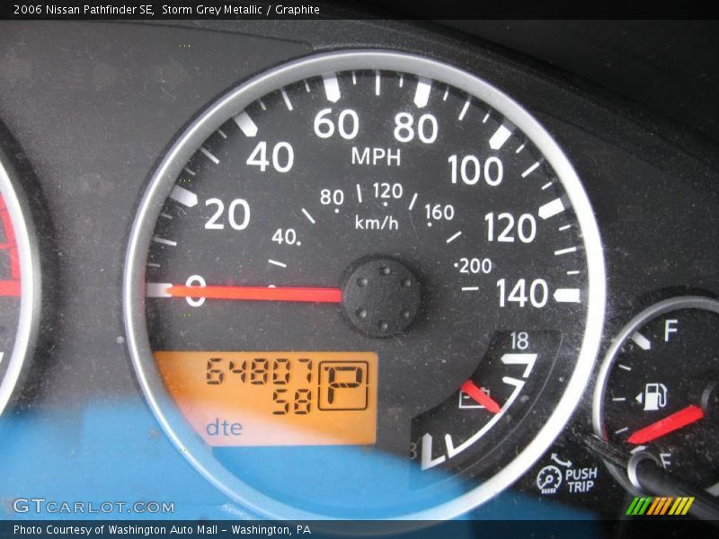 Storm Grey Metallic / Graphite 2006 Nissan Pathfinder SE