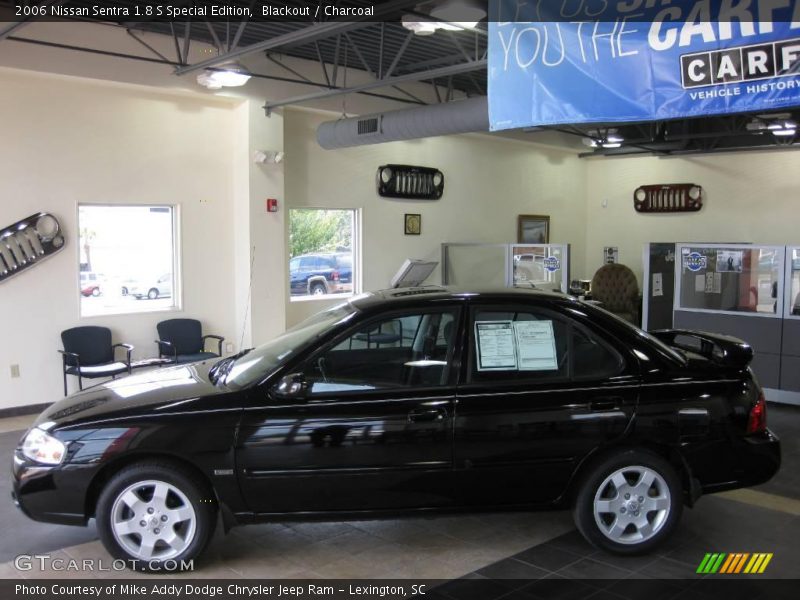 Blackout / Charcoal 2006 Nissan Sentra 1.8 S Special Edition