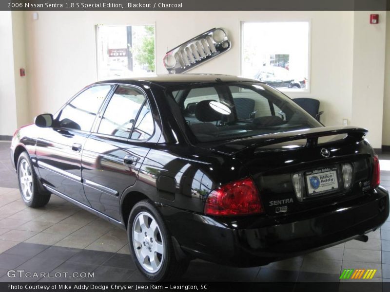 Blackout / Charcoal 2006 Nissan Sentra 1.8 S Special Edition