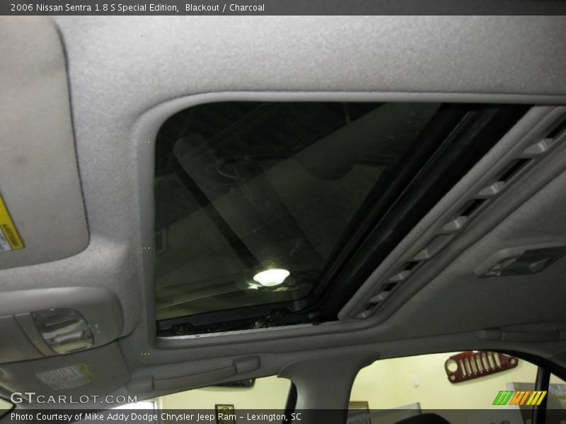 Blackout / Charcoal 2006 Nissan Sentra 1.8 S Special Edition