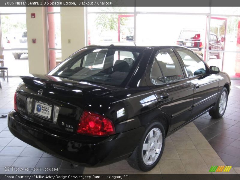 Blackout / Charcoal 2006 Nissan Sentra 1.8 S Special Edition