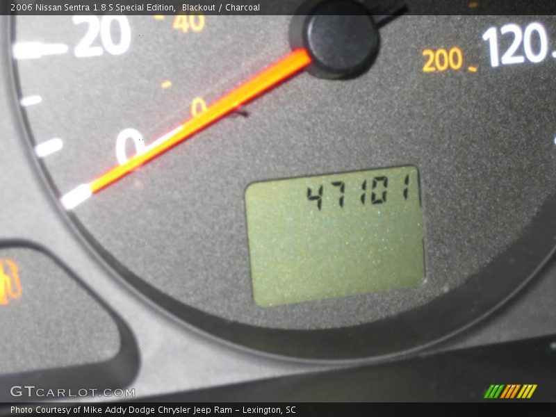 Blackout / Charcoal 2006 Nissan Sentra 1.8 S Special Edition