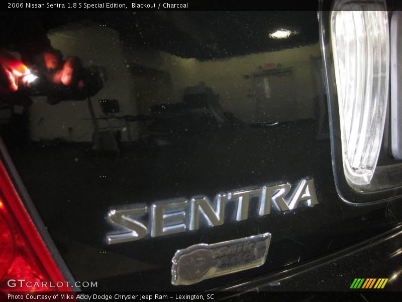 Blackout / Charcoal 2006 Nissan Sentra 1.8 S Special Edition