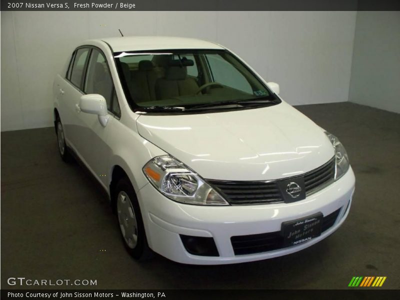 Fresh Powder / Beige 2007 Nissan Versa S
