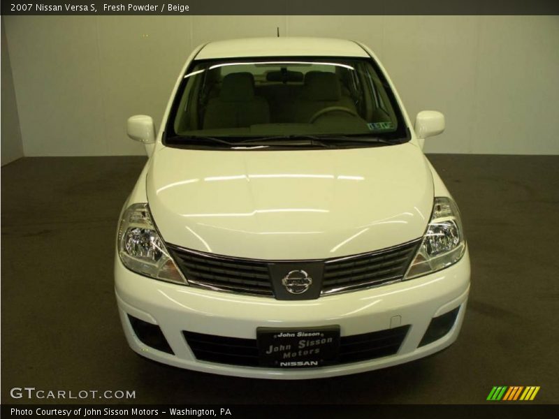 Fresh Powder / Beige 2007 Nissan Versa S