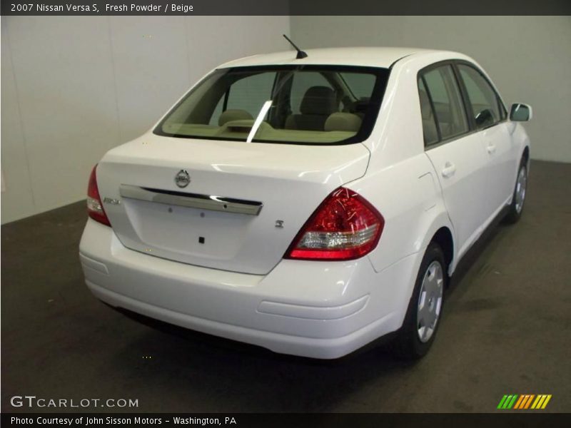 Fresh Powder / Beige 2007 Nissan Versa S