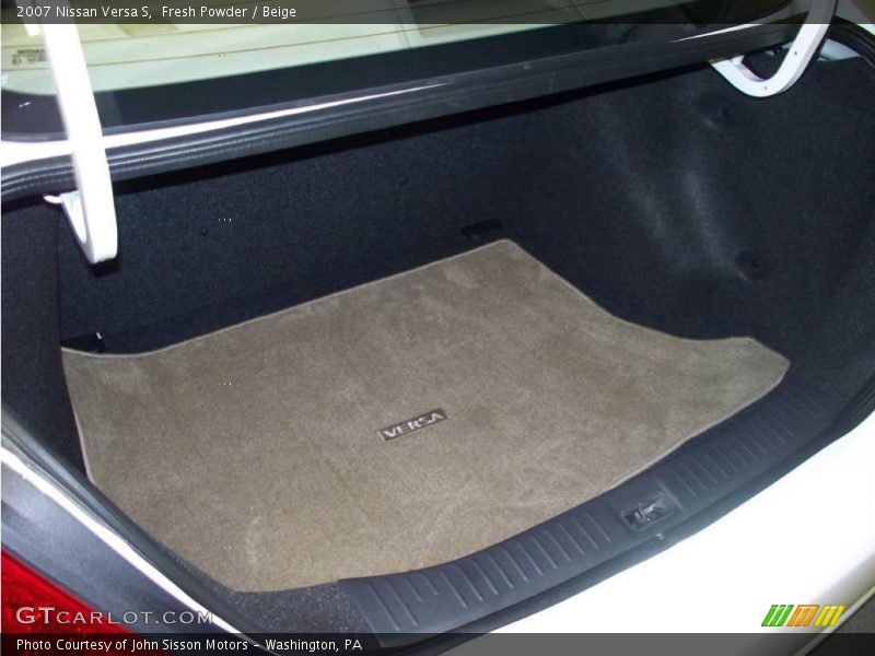 Fresh Powder / Beige 2007 Nissan Versa S