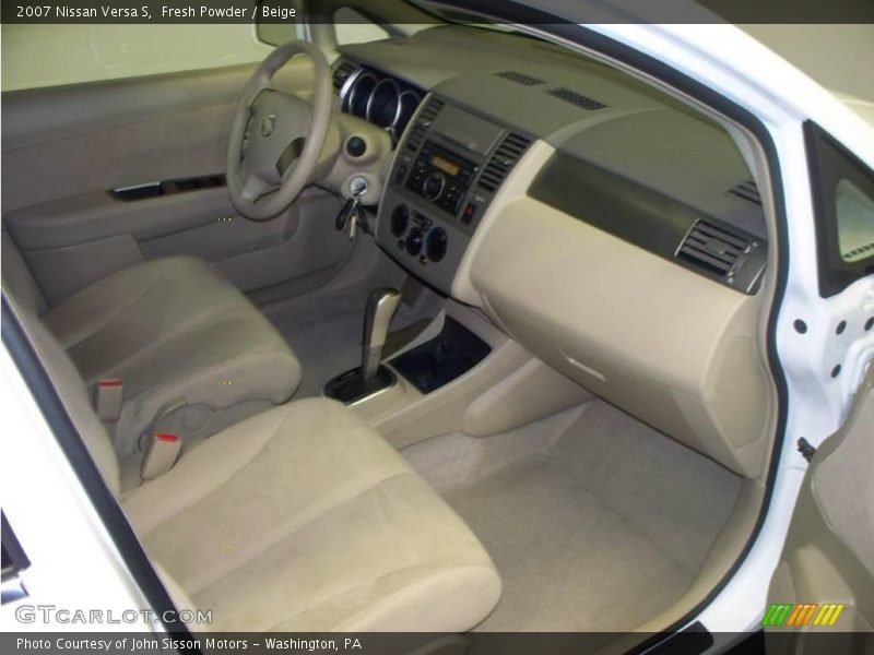 Fresh Powder / Beige 2007 Nissan Versa S