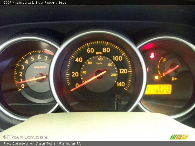 Fresh Powder / Beige 2007 Nissan Versa S