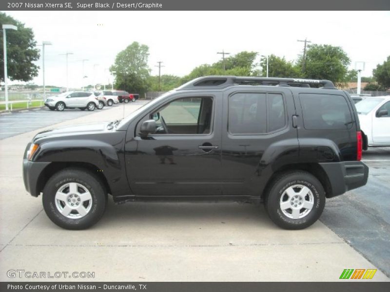 Super Black / Desert/Graphite 2007 Nissan Xterra SE