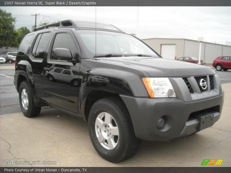 Super Black / Desert/Graphite 2007 Nissan Xterra SE