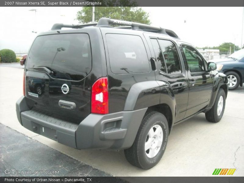 Super Black / Desert/Graphite 2007 Nissan Xterra SE