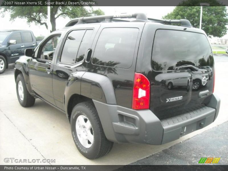 Super Black / Desert/Graphite 2007 Nissan Xterra SE