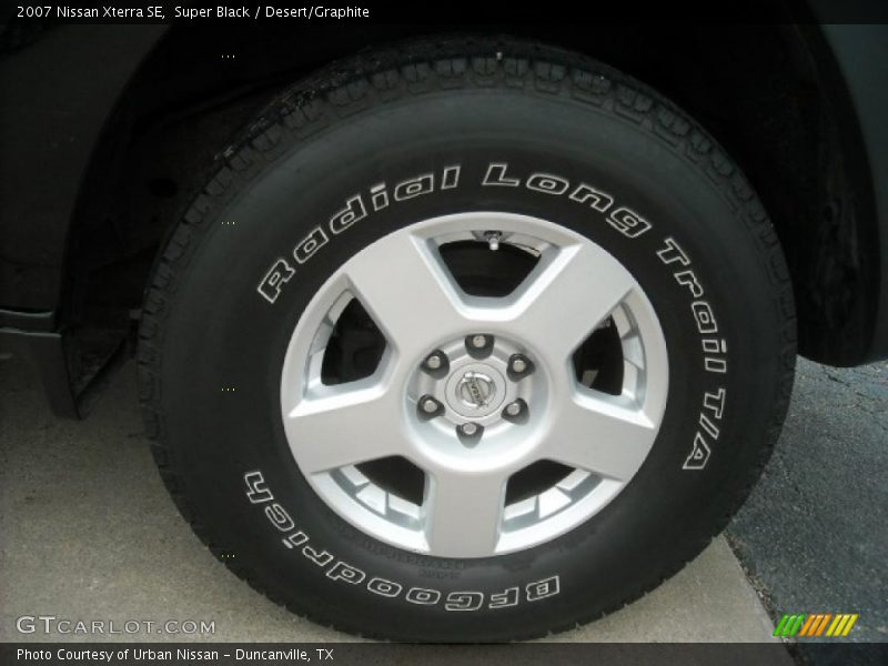 Super Black / Desert/Graphite 2007 Nissan Xterra SE