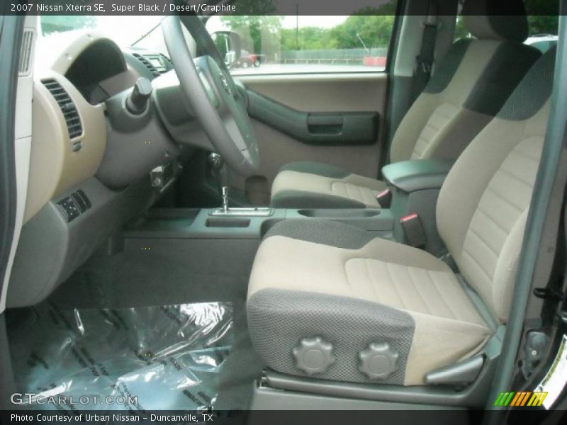 Super Black / Desert/Graphite 2007 Nissan Xterra SE
