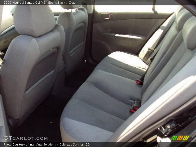 Ebony Black / Gray 2009 Hyundai Sonata GLS V6