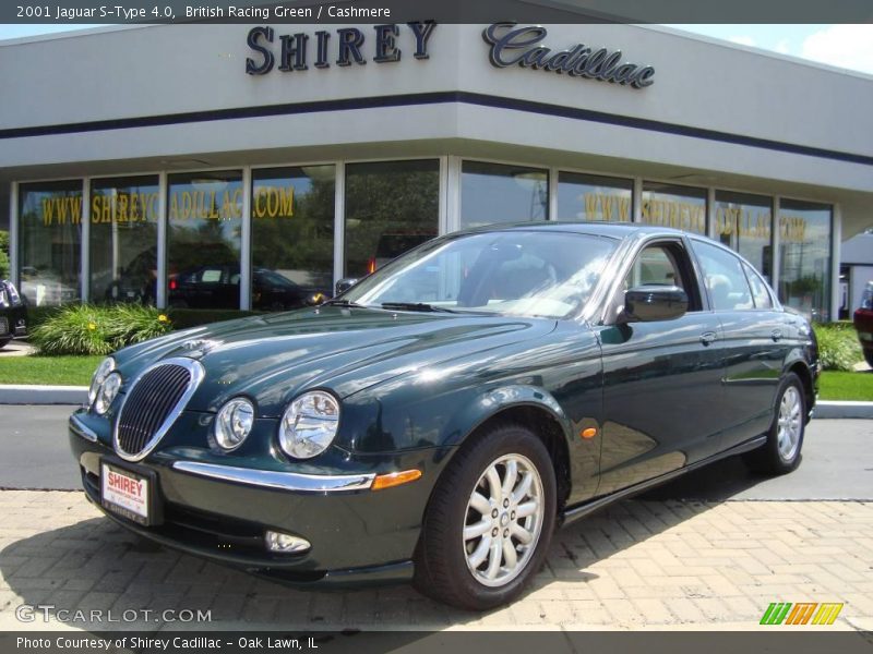 British Racing Green / Cashmere 2001 Jaguar S-Type 4.0