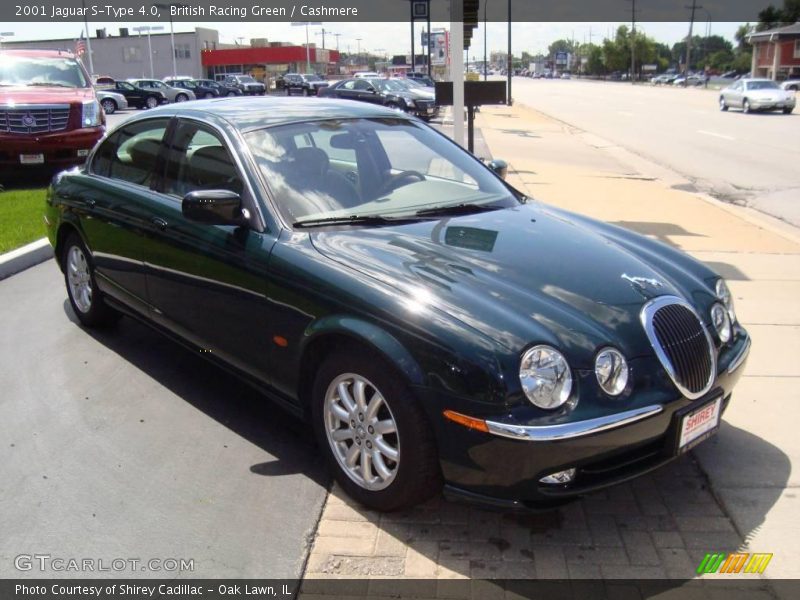 British Racing Green / Cashmere 2001 Jaguar S-Type 4.0