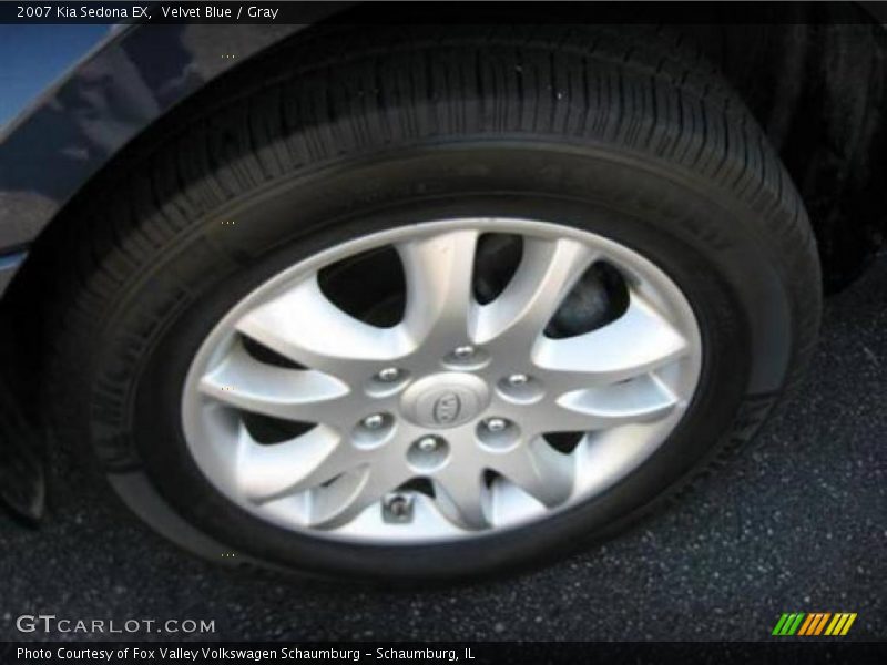 Velvet Blue / Gray 2007 Kia Sedona EX