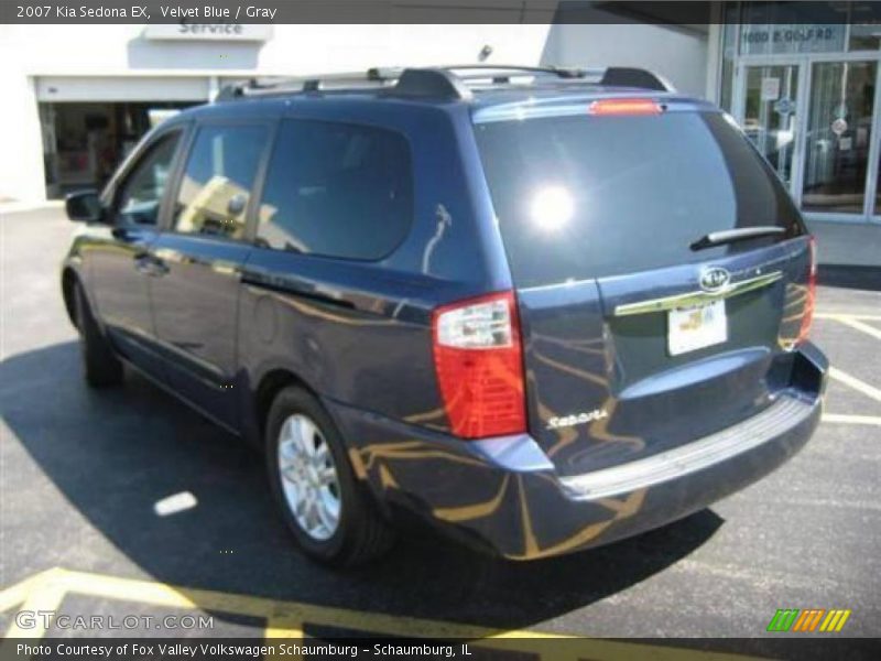 Velvet Blue / Gray 2007 Kia Sedona EX