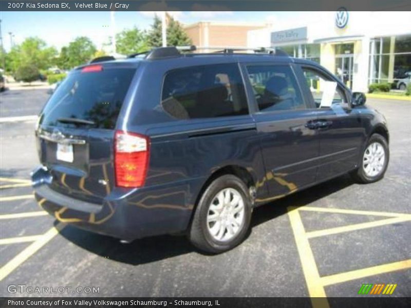 Velvet Blue / Gray 2007 Kia Sedona EX