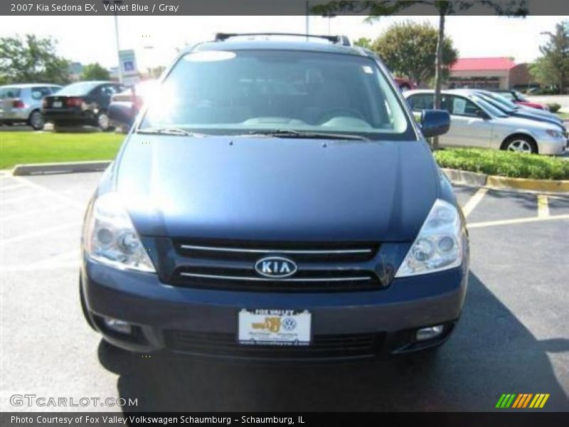 Velvet Blue / Gray 2007 Kia Sedona EX