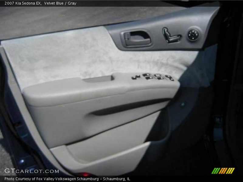 Velvet Blue / Gray 2007 Kia Sedona EX