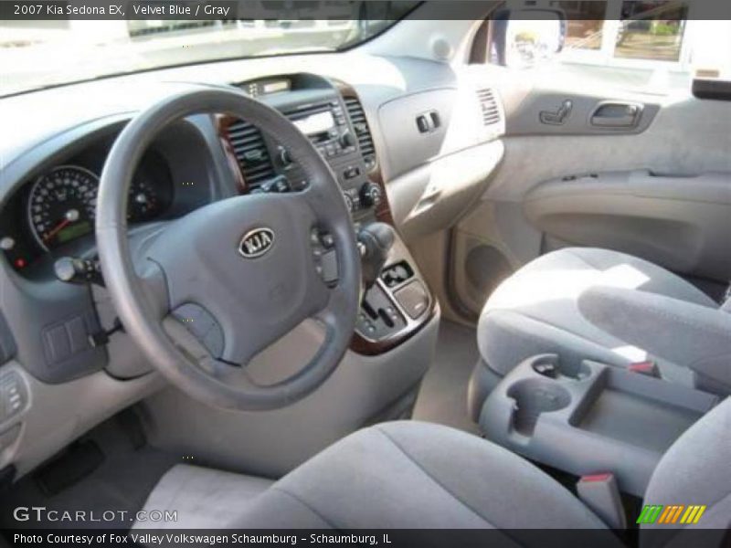 Velvet Blue / Gray 2007 Kia Sedona EX