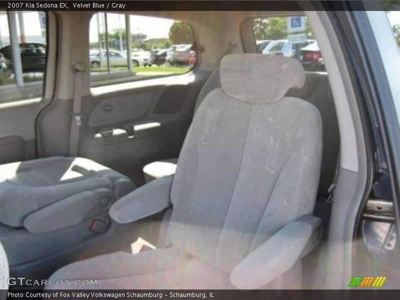 Velvet Blue / Gray 2007 Kia Sedona EX