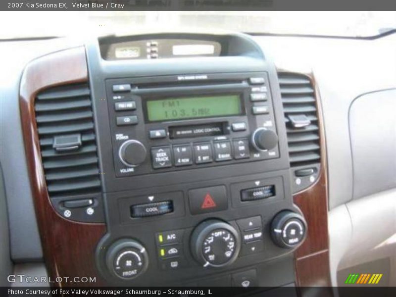 Velvet Blue / Gray 2007 Kia Sedona EX