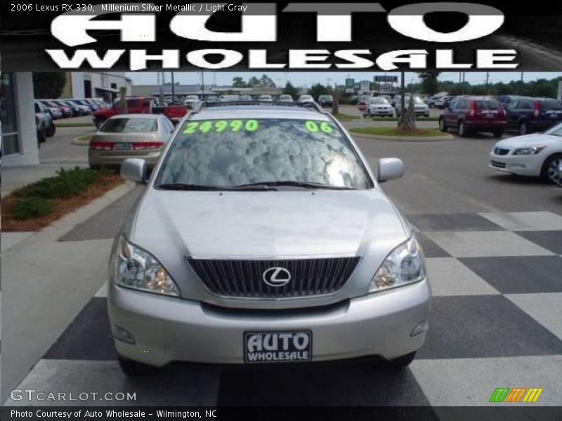 Millenium Silver Metallic / Light Gray 2006 Lexus RX 330