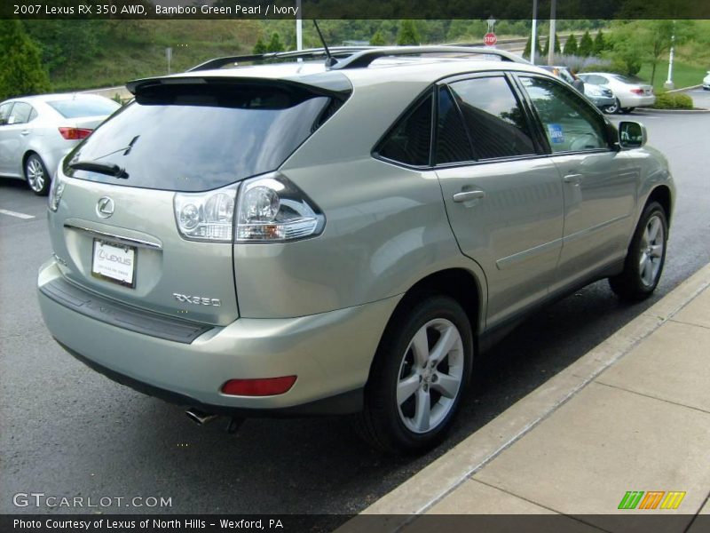 Bamboo Green Pearl / Ivory 2007 Lexus RX 350 AWD