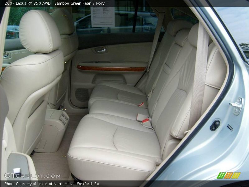 Bamboo Green Pearl / Ivory 2007 Lexus RX 350 AWD