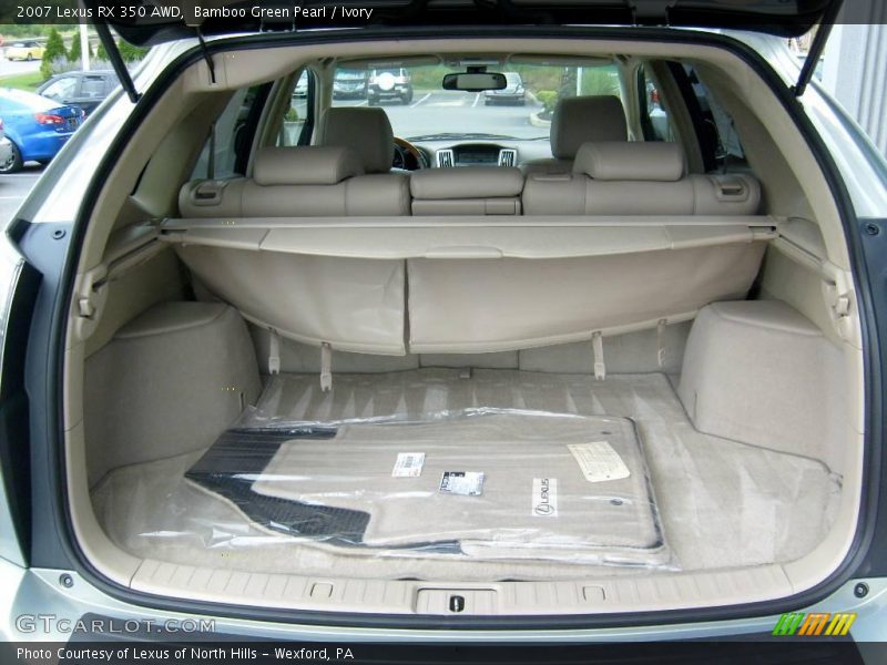 Bamboo Green Pearl / Ivory 2007 Lexus RX 350 AWD