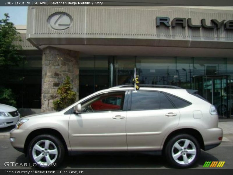 Savannah Beige Metallic / Ivory 2007 Lexus RX 350 AWD