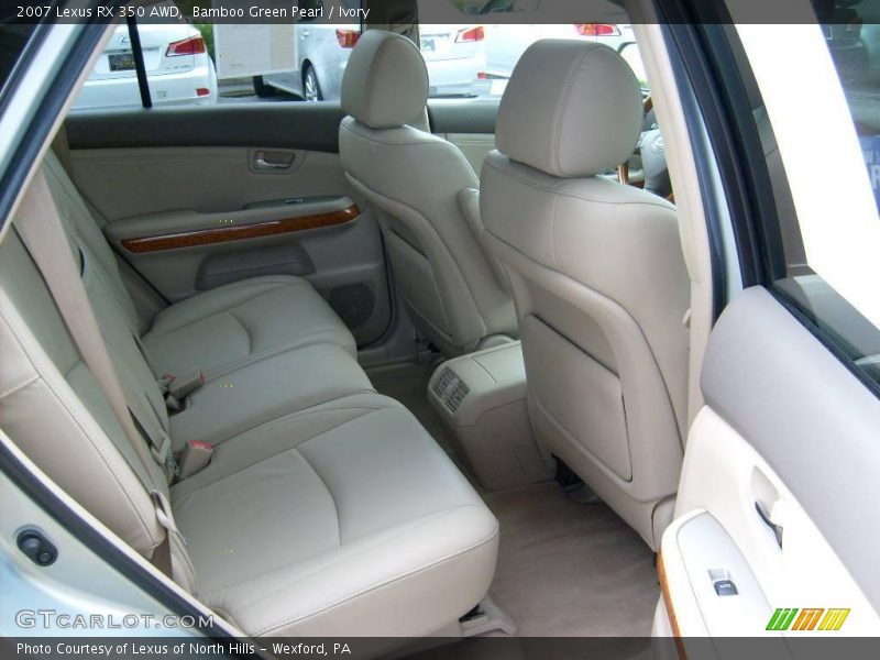 Bamboo Green Pearl / Ivory 2007 Lexus RX 350 AWD