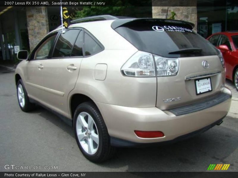 Savannah Beige Metallic / Ivory 2007 Lexus RX 350 AWD