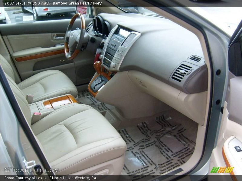 Bamboo Green Pearl / Ivory 2007 Lexus RX 350 AWD