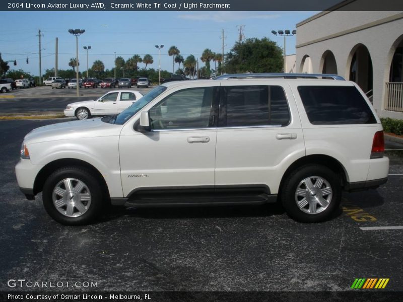 Ceramic White Tri Coat / Light Parchment 2004 Lincoln Aviator Luxury AWD