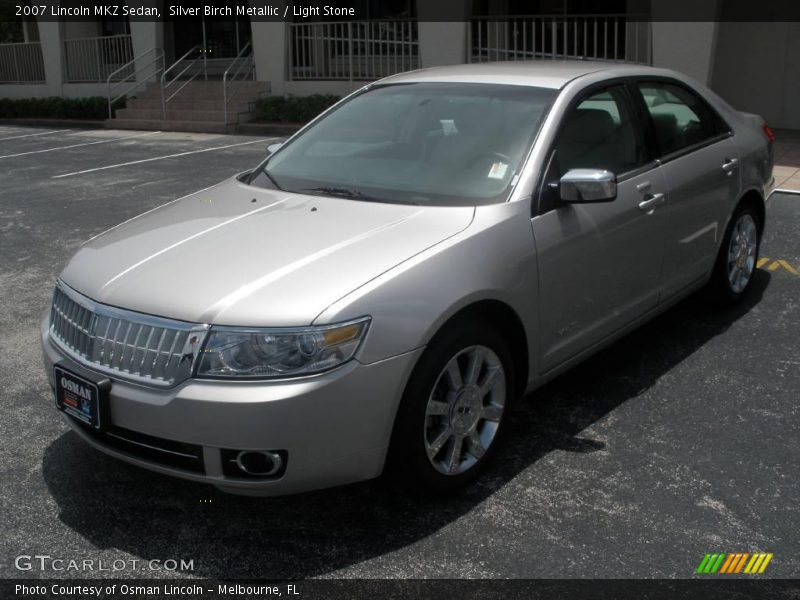 Silver Birch Metallic / Light Stone 2007 Lincoln MKZ Sedan