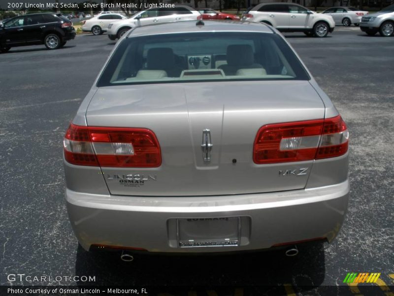 Silver Birch Metallic / Light Stone 2007 Lincoln MKZ Sedan