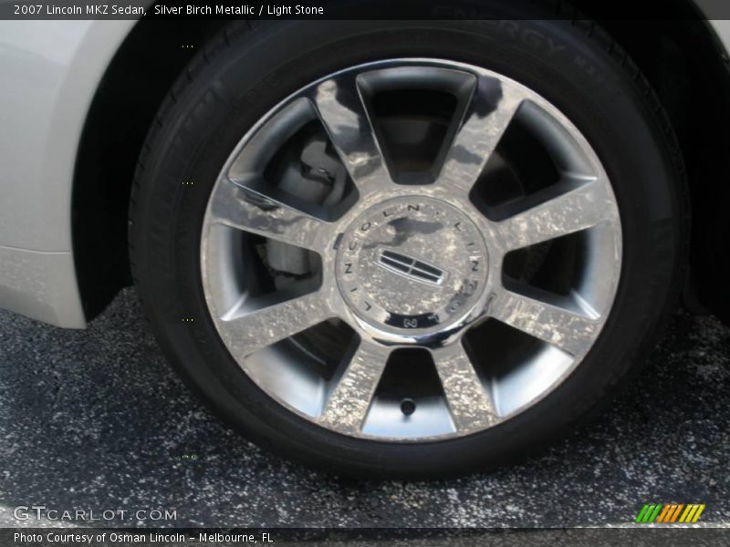 Silver Birch Metallic / Light Stone 2007 Lincoln MKZ Sedan