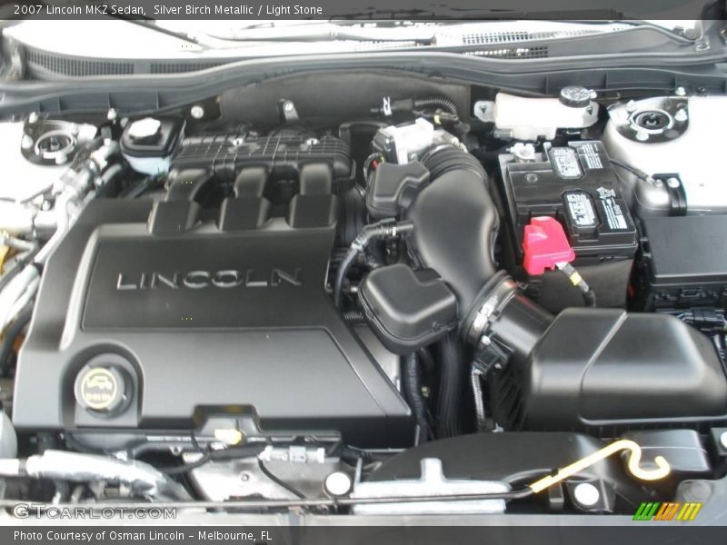 Silver Birch Metallic / Light Stone 2007 Lincoln MKZ Sedan